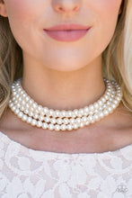 Load image into Gallery viewer, Vintage Romance - White Choker
